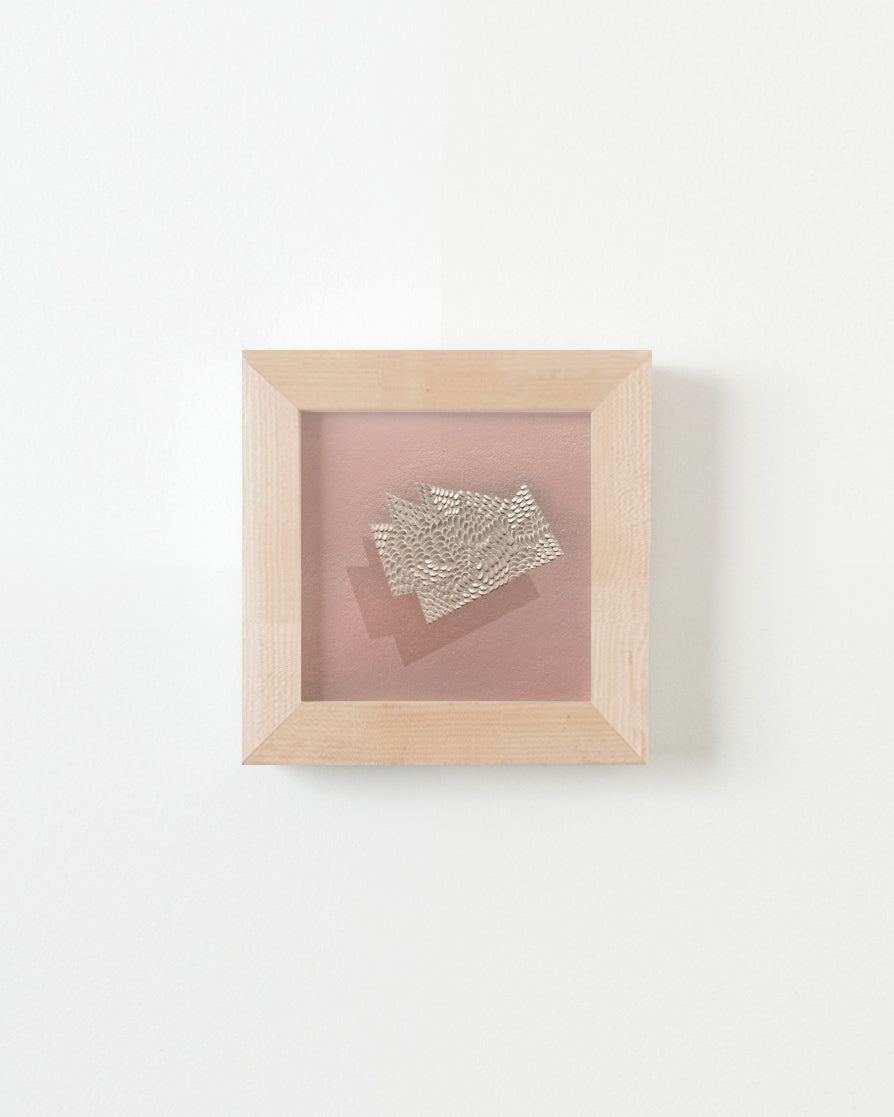 Drawing by Lucha Rodriguez titled "Cerros y Montañas, Knife Drawing II" - 6.