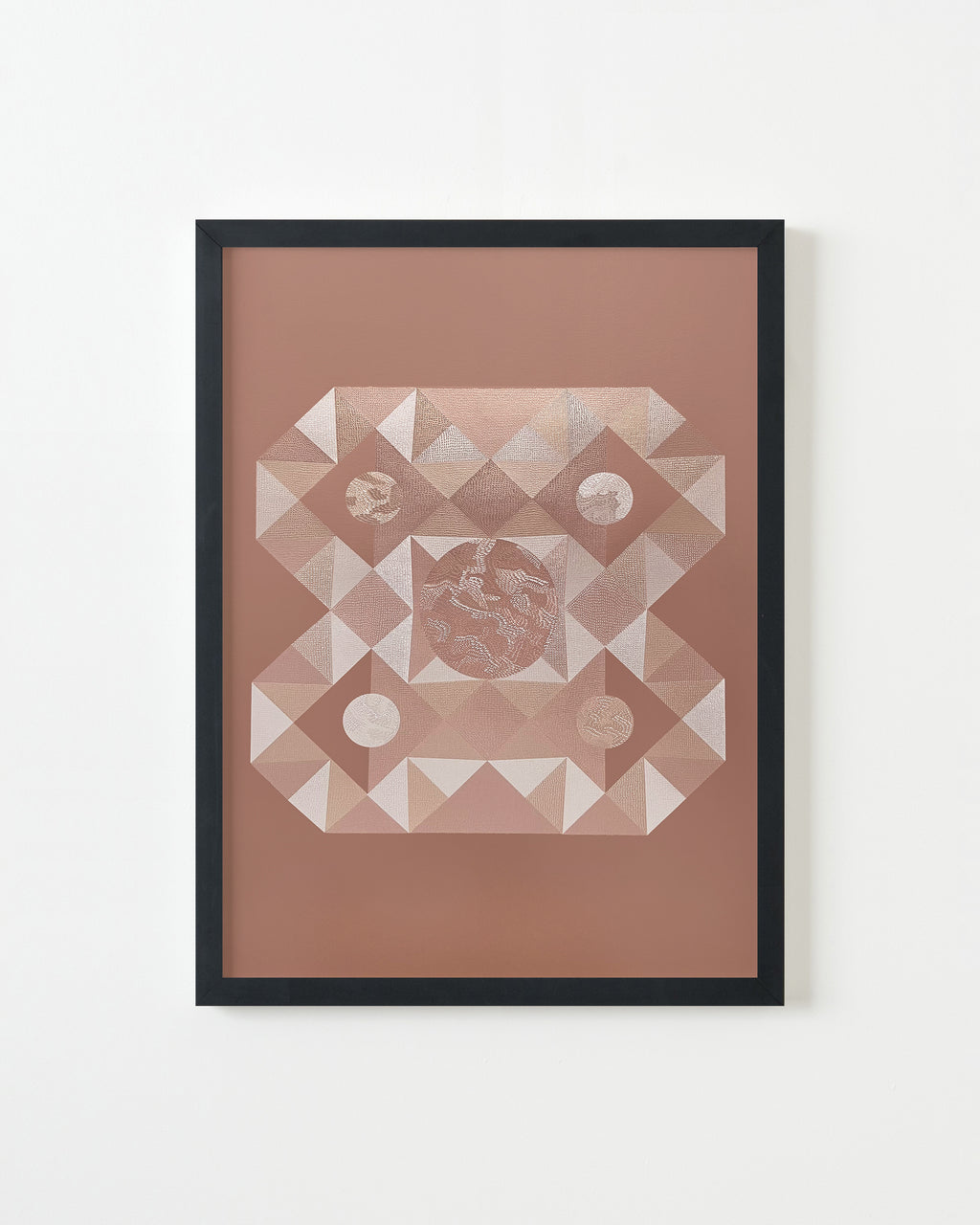 Drawing by Lucha Rodriguez titled "Cogollo de Moriche, Knife Drawing III" - 3.