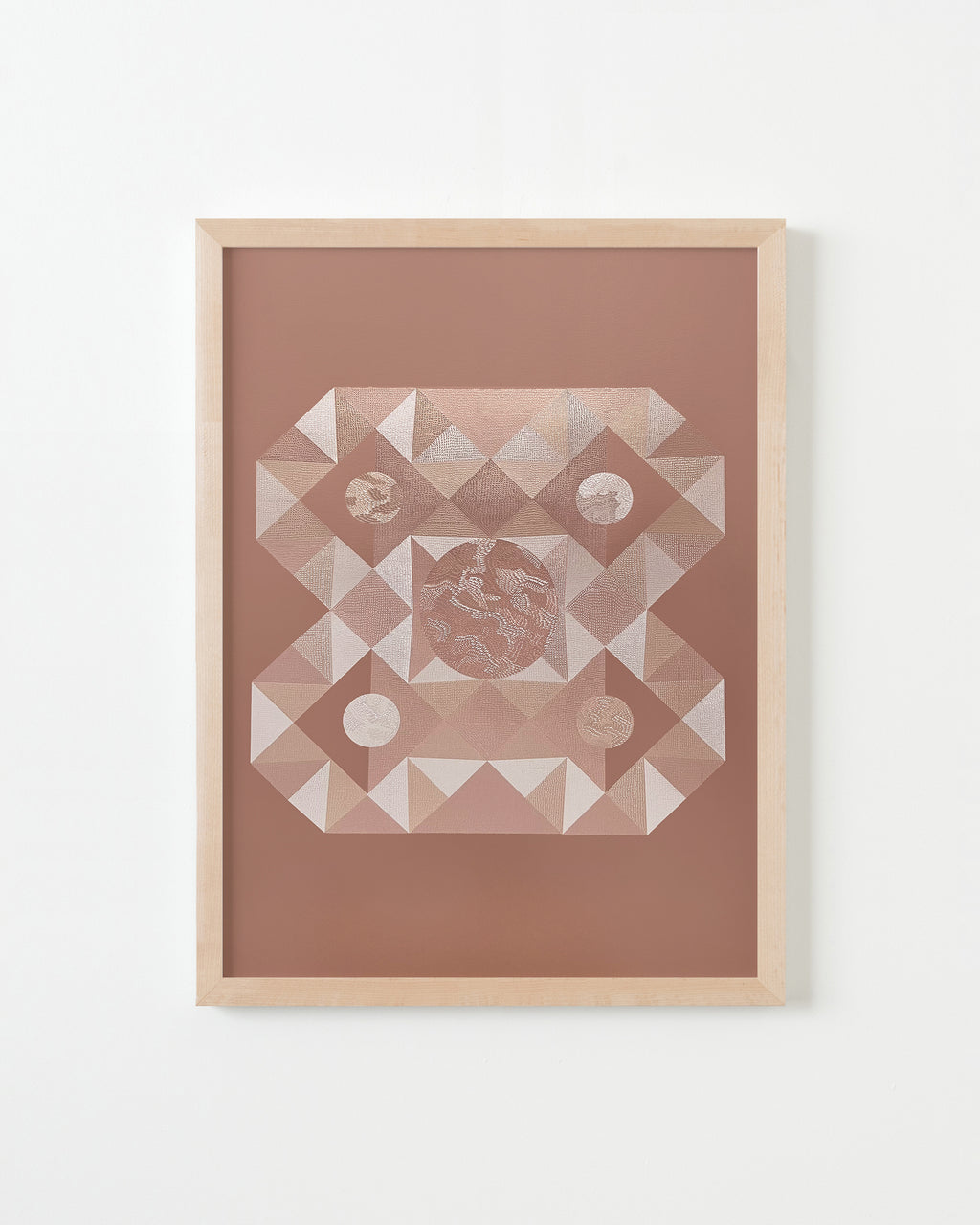 Drawing by Lucha Rodriguez titled "Cogollo de Moriche, Knife Drawing III" - 4.