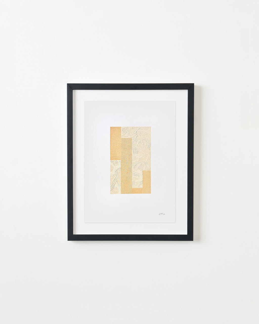 Drawing by Lucha Rodriguez titled "Dientes de Papelón III, Knife Drawing" - 3.