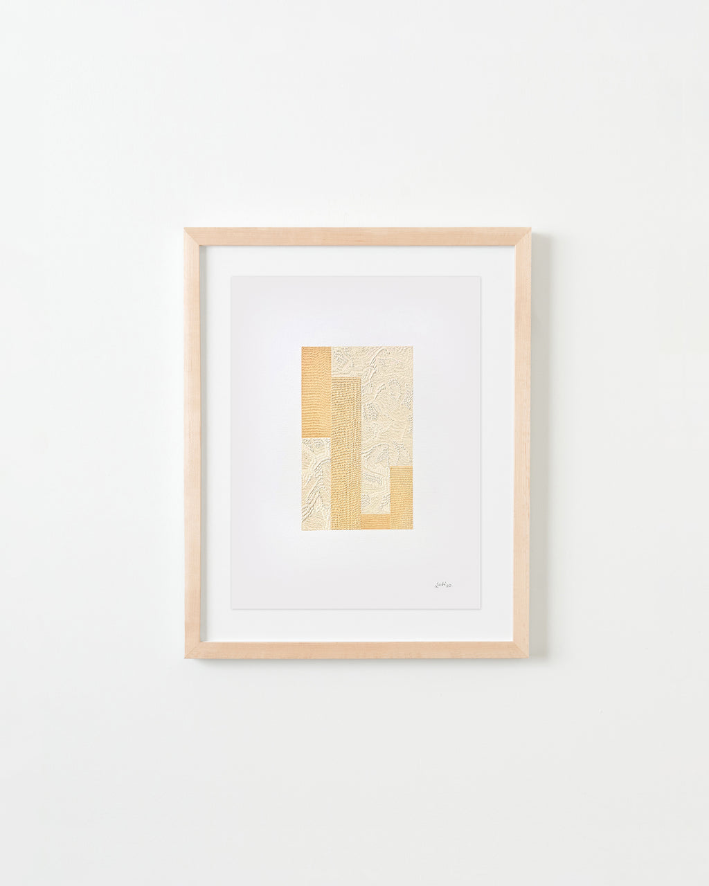 Drawing by Lucha Rodriguez titled "Dientes de Papelón III, Knife Drawing" - 4.