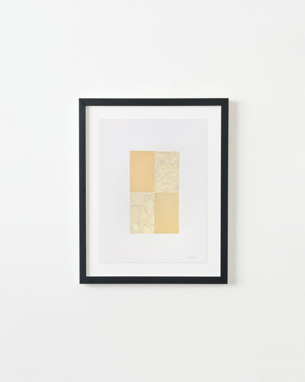 Drawing by Lucha Rodriguez titled "Dientes de Papelón IV, Knife Drawing" - 3.