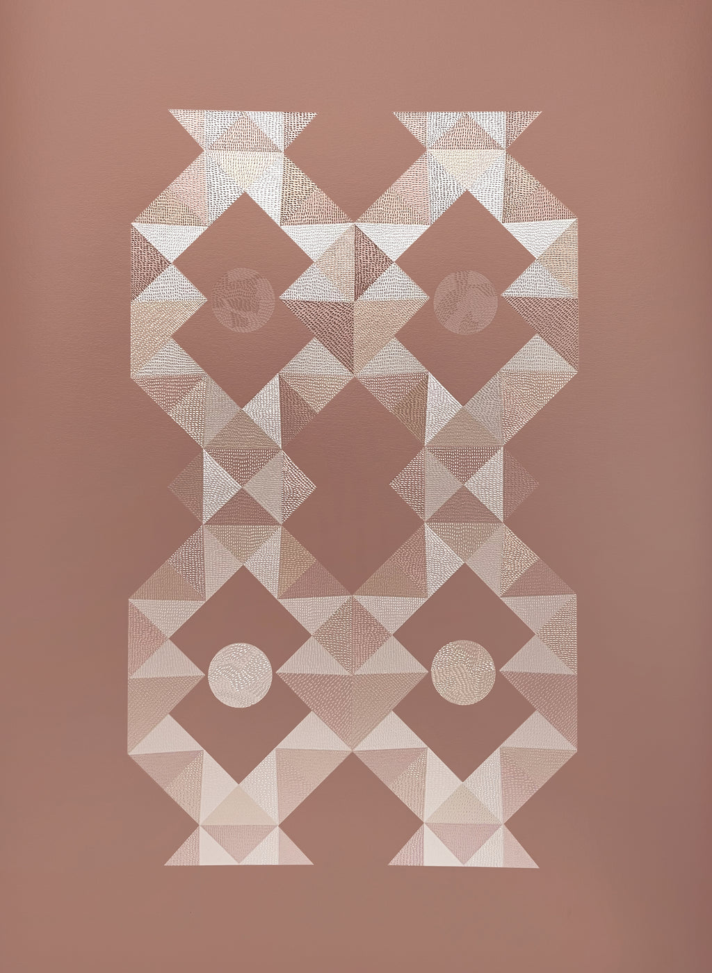 Drawing by Lucha Rodriguez titled "Eje Guayoyo, Knife Drawing IV" - 2.