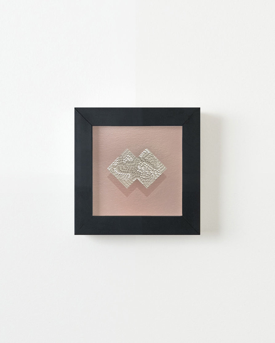 Drawing by Lucha Rodriguez titled "Lejos y amuñuñadxs, Knife Drawing I" - 5.