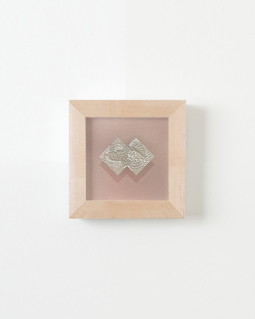 Drawing by Lucha Rodriguez titled "Lejos y amuñuñadxs, Knife Drawing I" - 6.