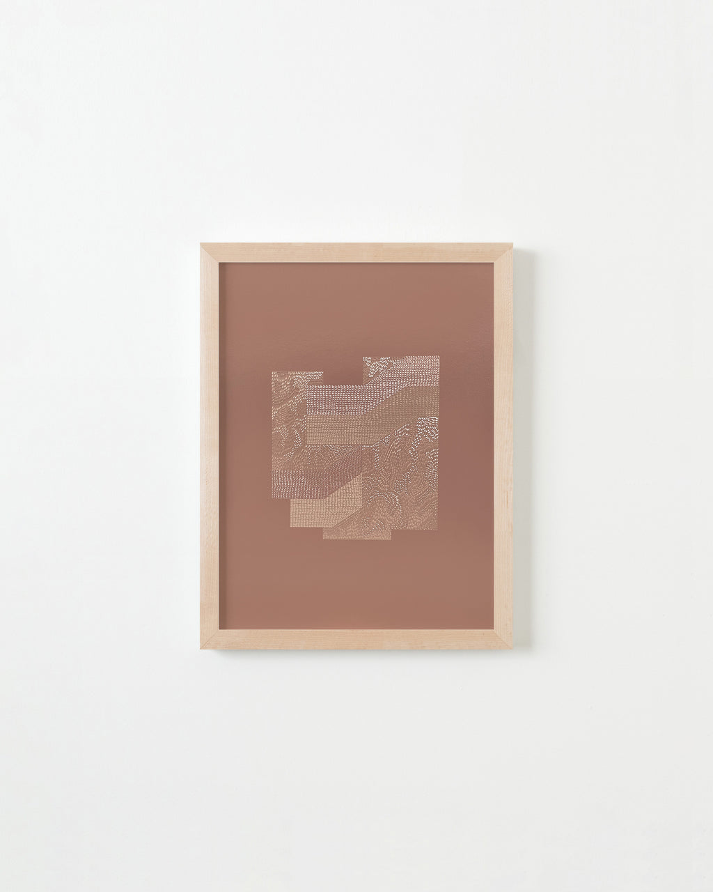 Drawing by Lucha Rodriguez titled "Obrerx de Concreto, Knife Drawing III" - 4.