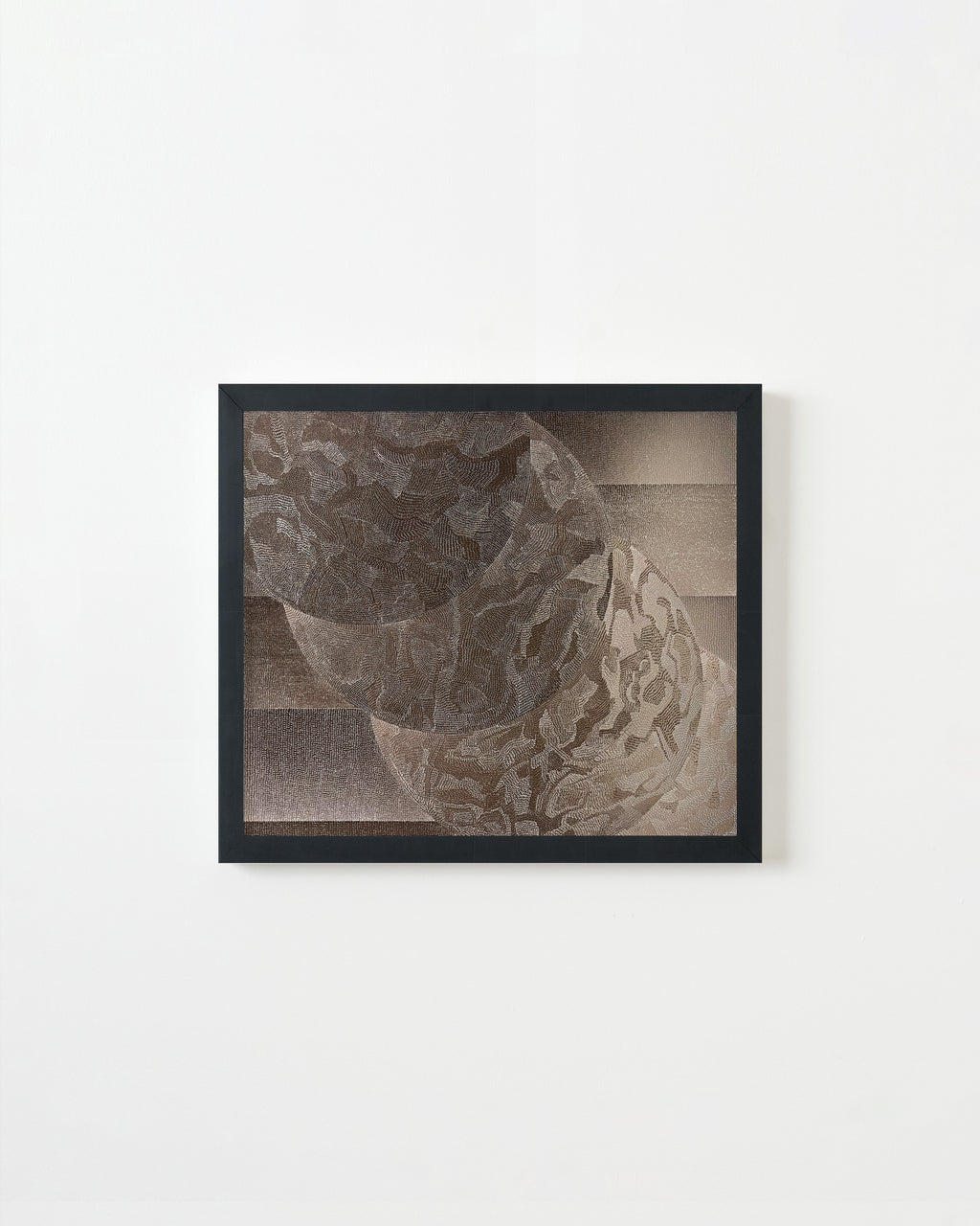 Drawing by Lucha Rodriguez titled "Patrones de Cultivo" - 3.
