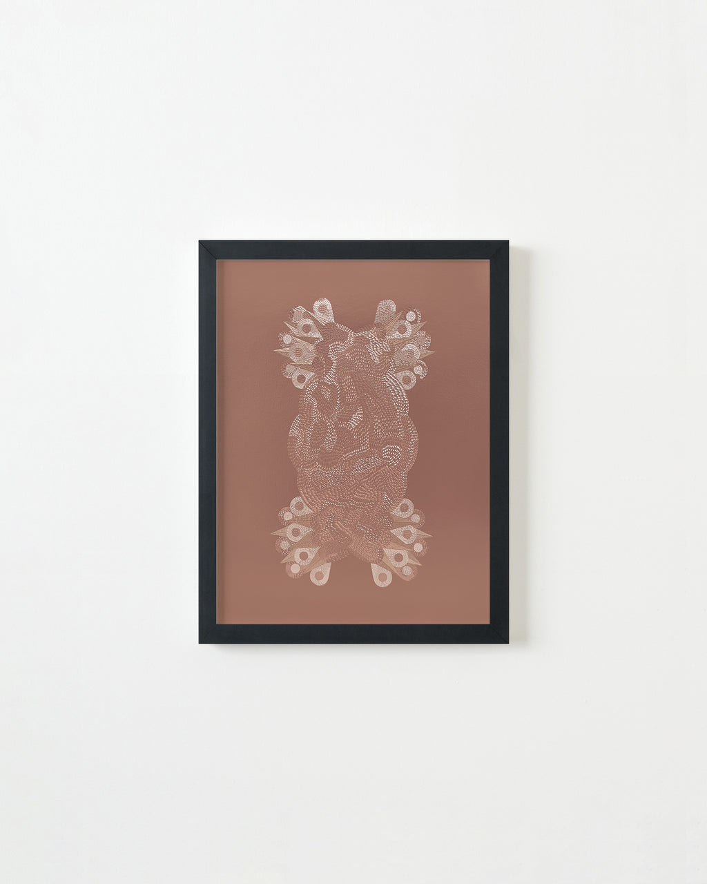 Drawing by Lucha Rodriguez titled "Piel de Gallina, Knife Drawing I" - 3.