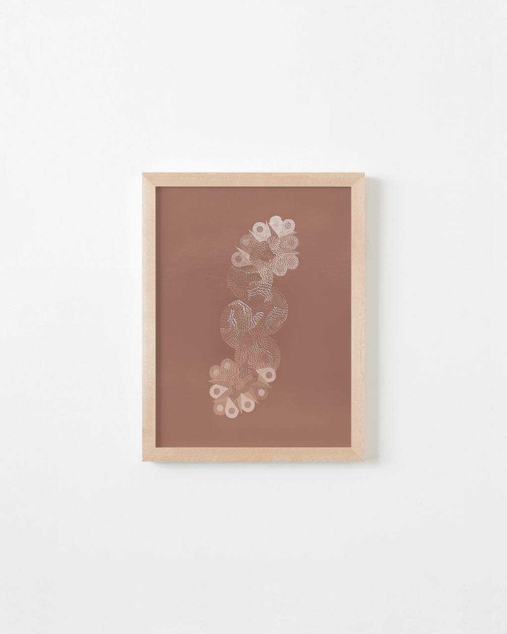 Drawing by Lucha Rodriguez titled "Piel de Gallina, Knife Drawing II" - 5.