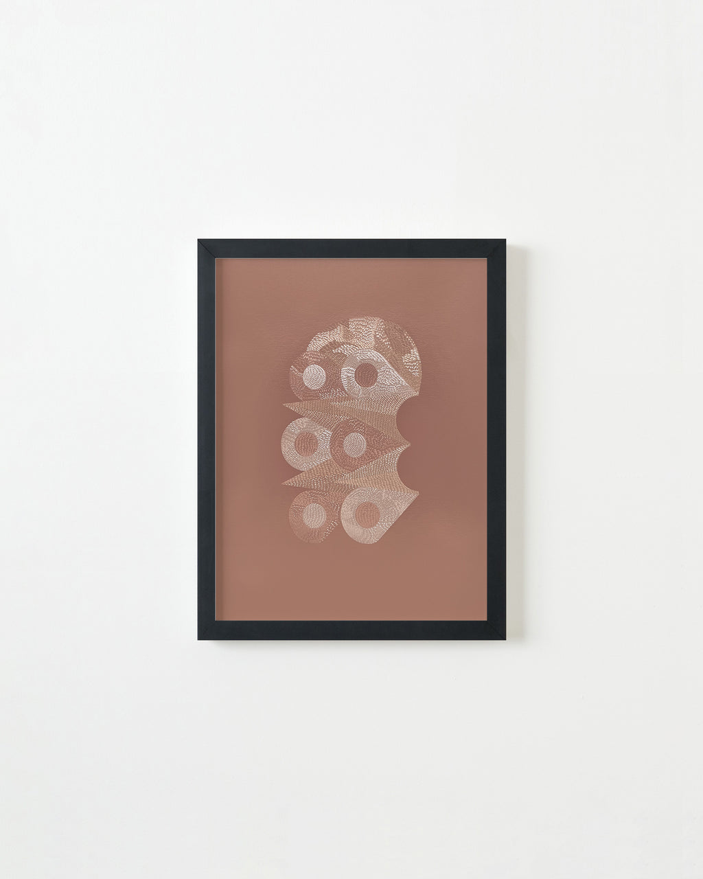 Drawing by Lucha Rodriguez titled "Piel de Gallina, Knife Drawing III" - 3.