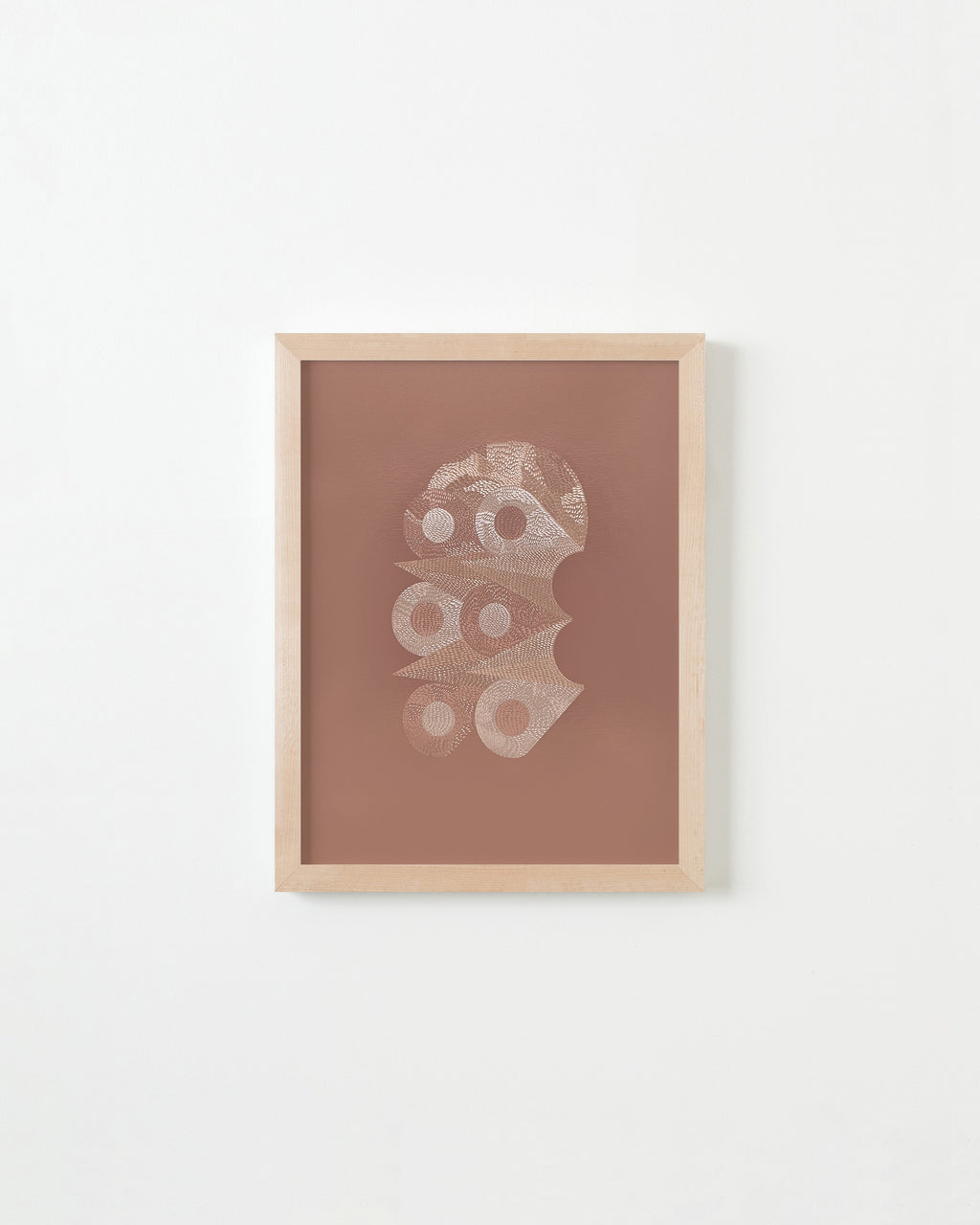 Drawing by Lucha Rodriguez titled "Piel de Gallina, Knife Drawing III" - 4.