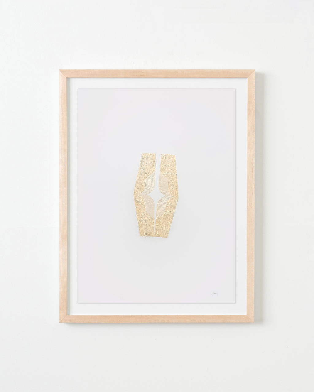Drawing by Lucha Rodriguez titled "Quiebre Bahareque I, Knife Drawing" - 4.