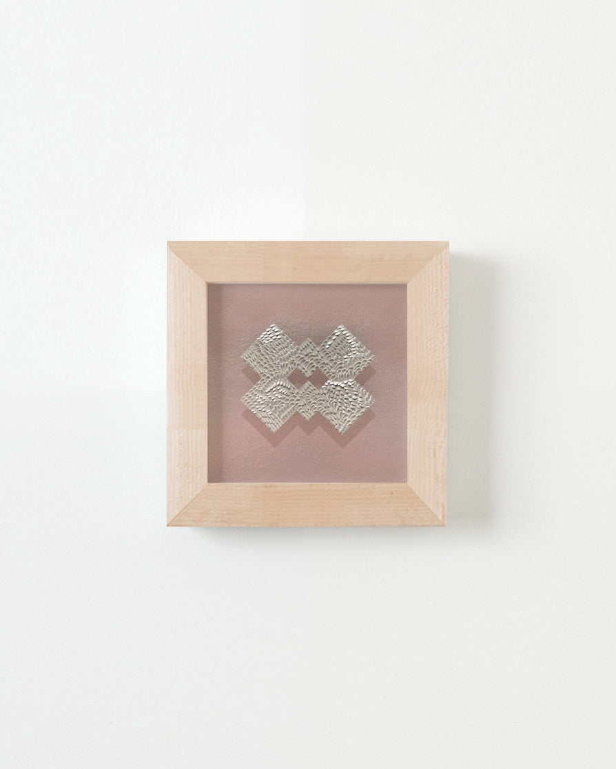 Drawing by Lucha Rodriguez titled "Retazos y Tejidos, Knife Drawing VI" - 6.