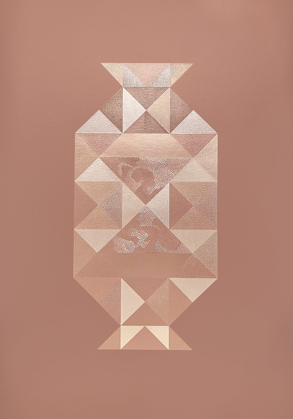 Drawing by Lucha Rodriguez titled "Saca Muelas, Knife Drawing II" - 2.