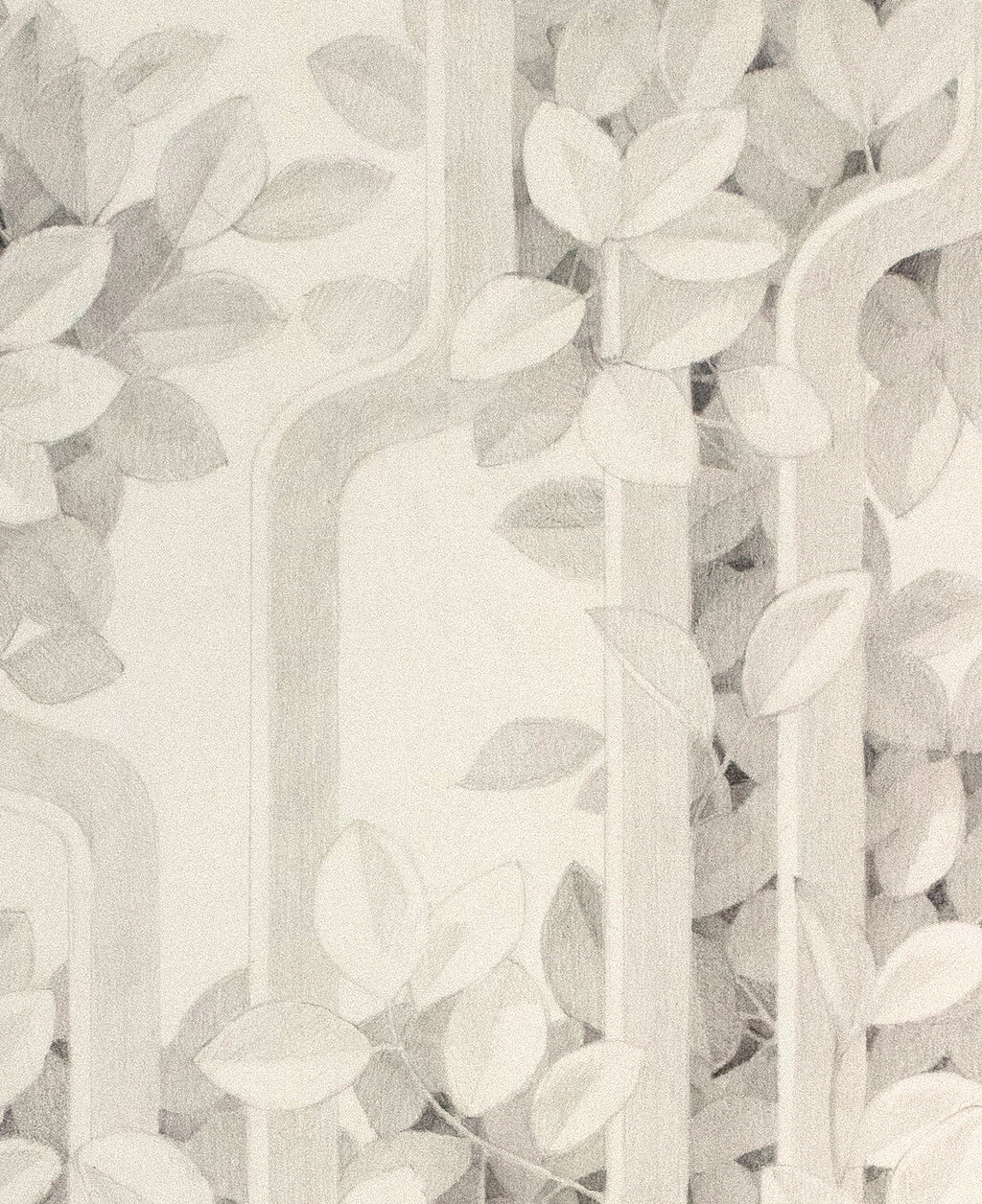 Drawing by Lucía Rodríguez Pérez titled "Untitled (behind the shrine)" - 4.