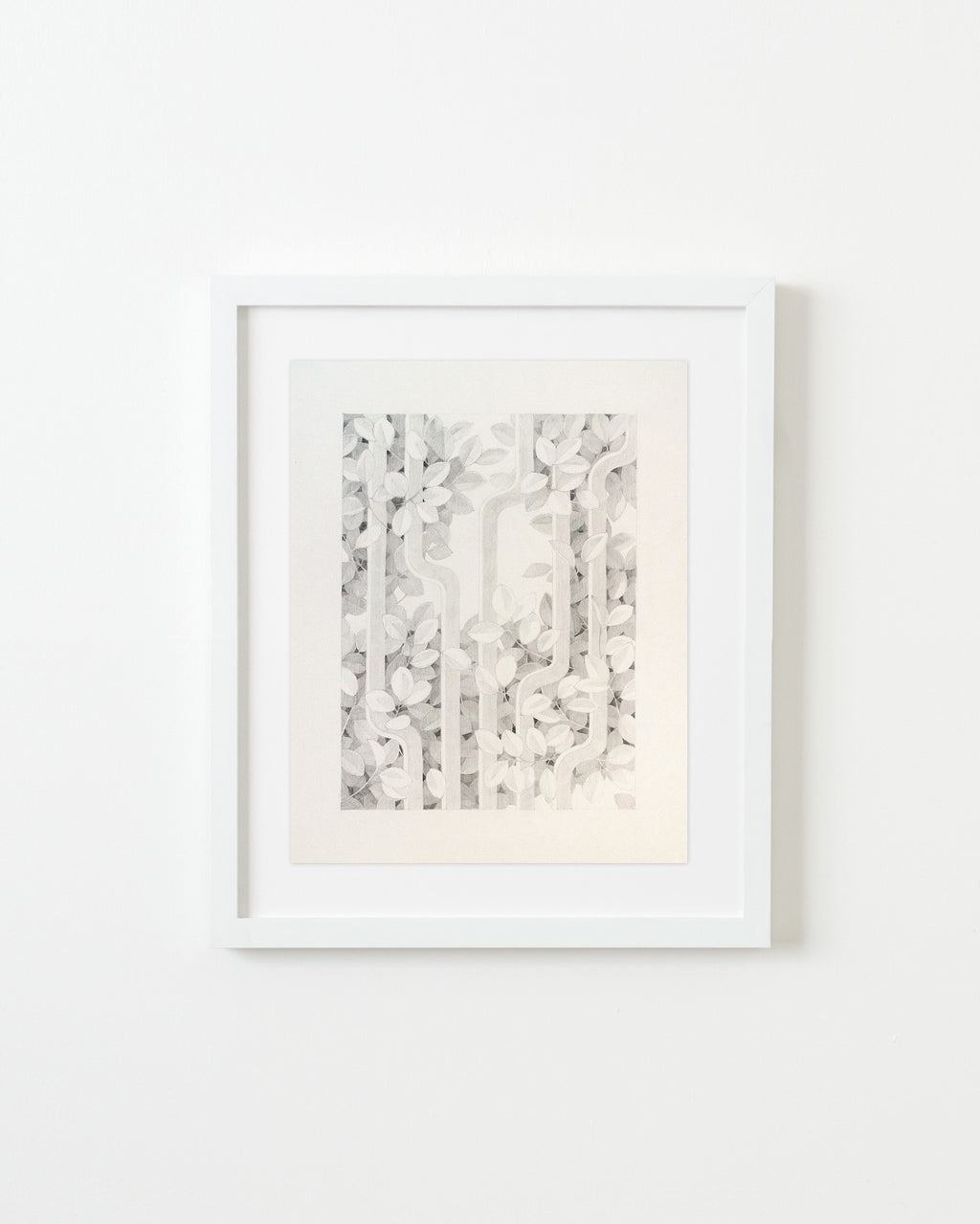 Drawing by Lucía Rodríguez Pérez titled "Untitled (behind the shrine)" - 3.