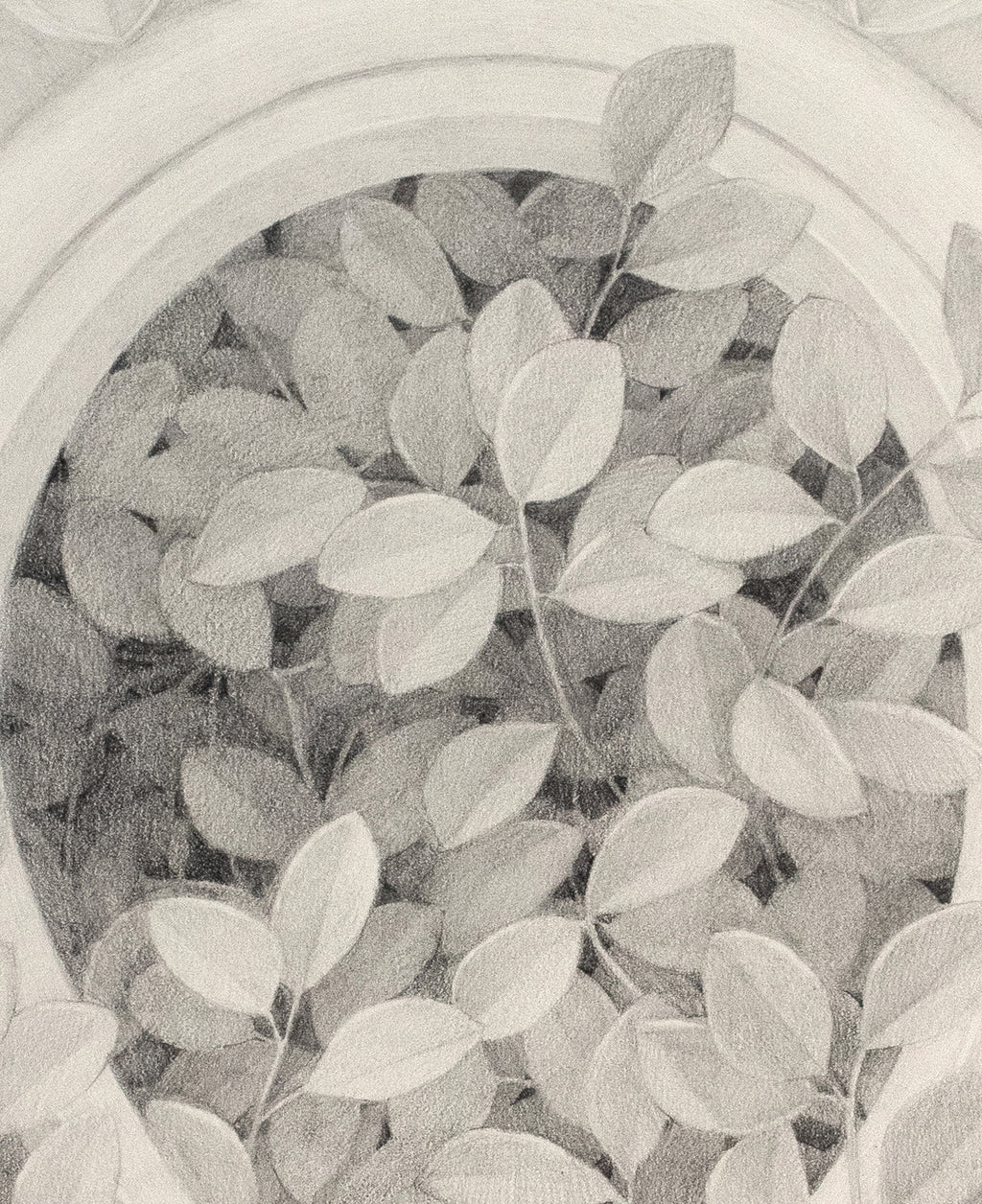 Drawing by Lucía Rodríguez Pérez titled "Untitled (loop I)" - 4.