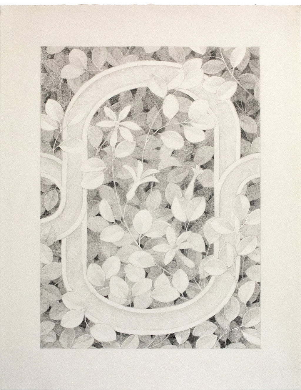 Drawing by Lucía Rodríguez Pérez titled "Untitled (loop II)" - 2.