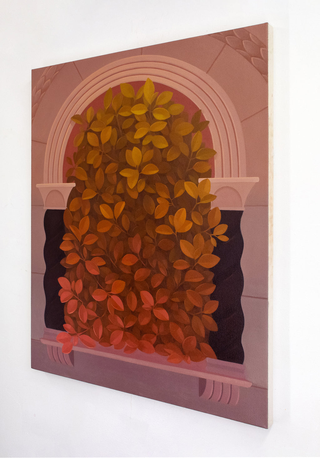 Painting by Lucía Rodríguez Pérez titled "Untitled (niche)" - 4.