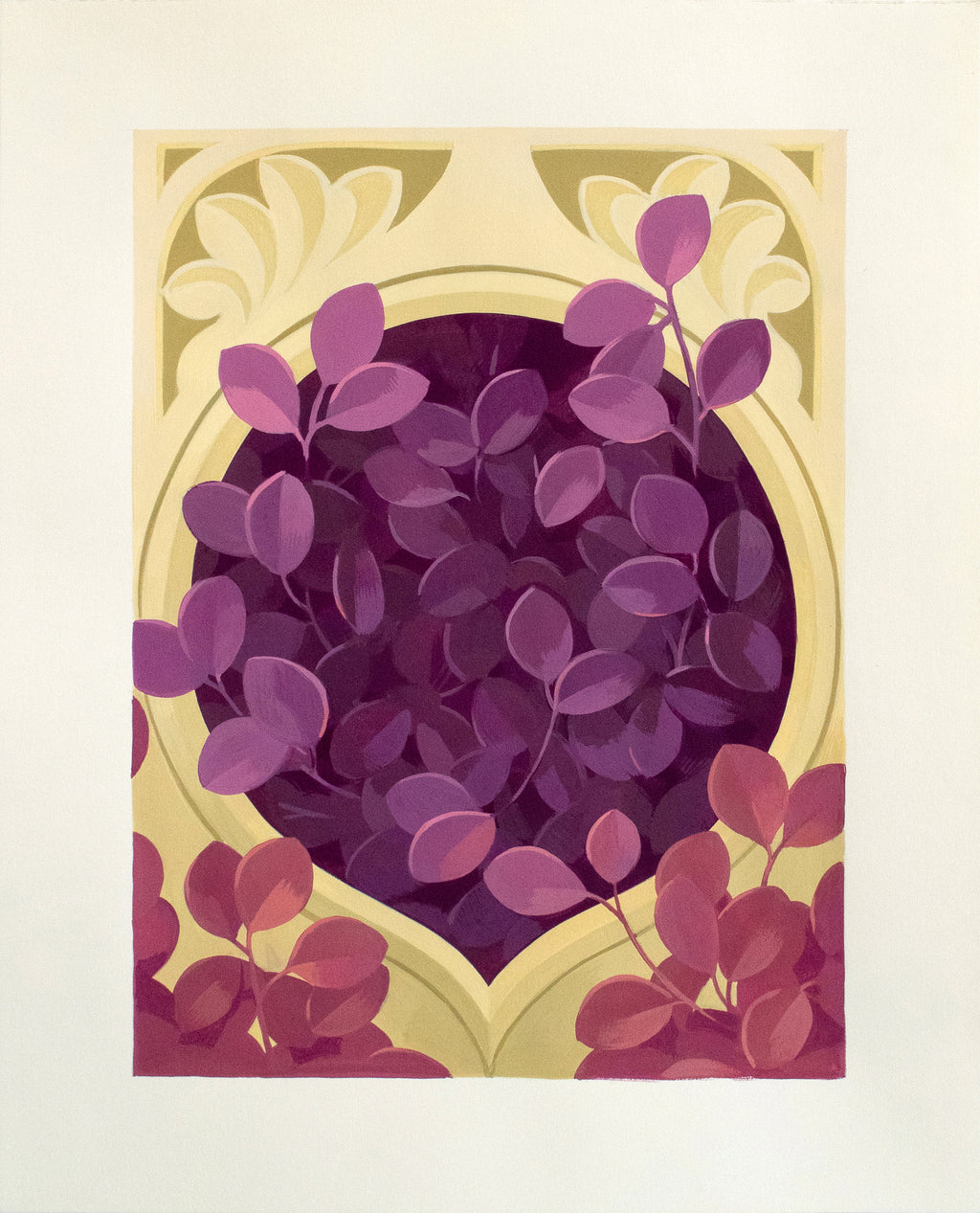 Painting by Lucía Rodríguez Pérez titled "Untitled (tear)" - 2.