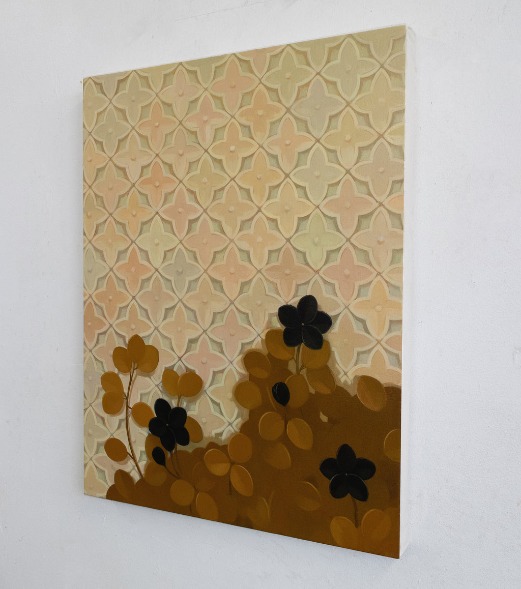 Painting by Lucía Rodríguez Pérez titled "Untitled (tiled wall)" - 4.
