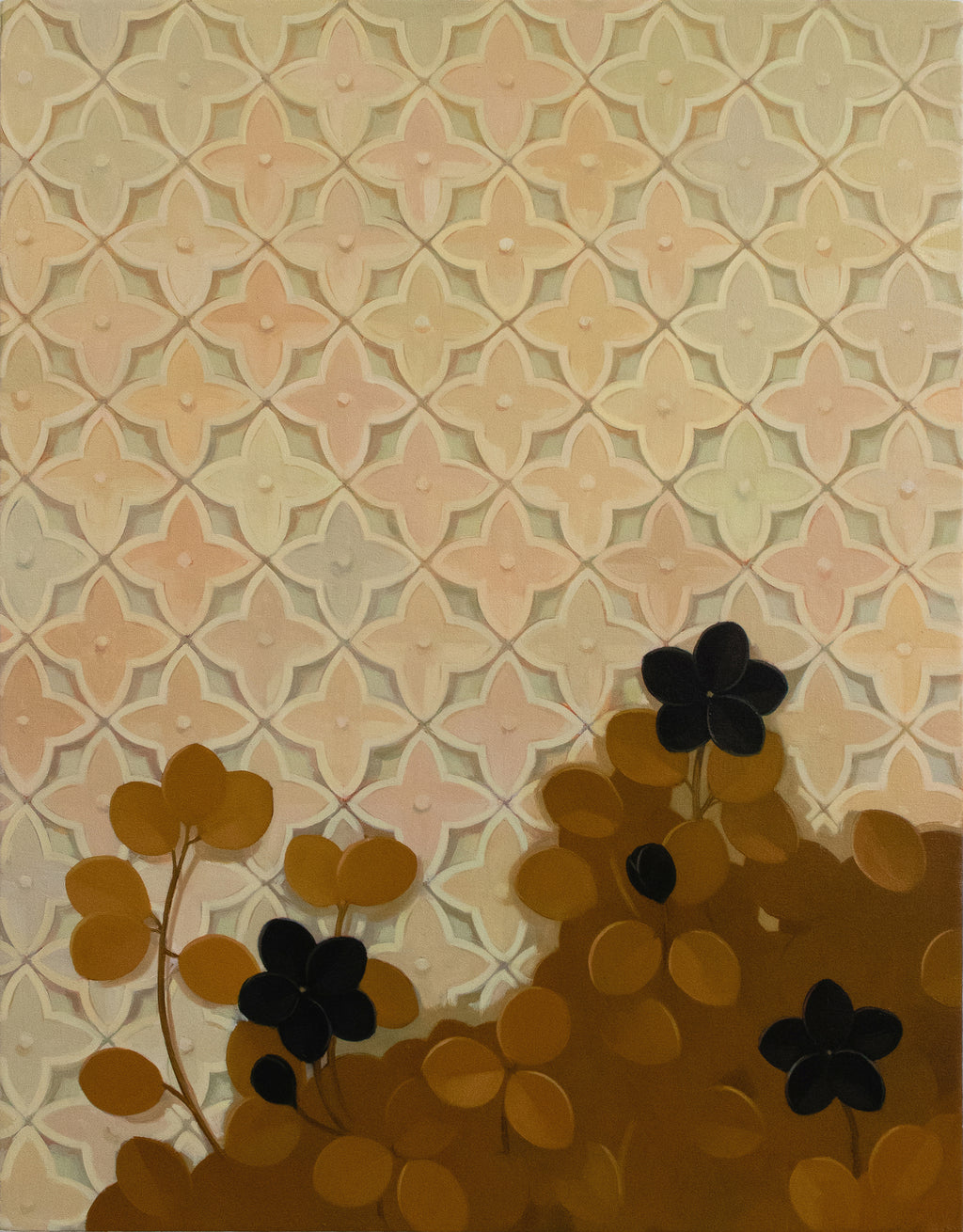 Painting by Lucía Rodríguez Pérez titled "Untitled (tiled wall)" - 2.