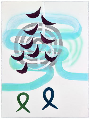 Painting by Lydia Bassis titled "Heartfelt" - 2.