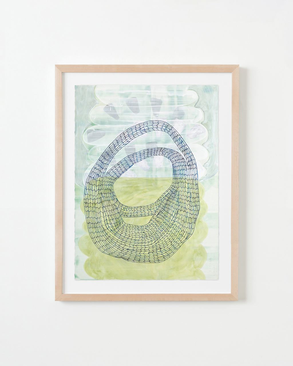 Painting by Lydia Bassis titled "Mistral" - 4.