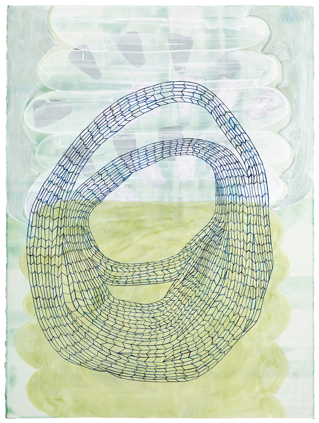 Painting by Lydia Bassis titled "Mistral" - 2.