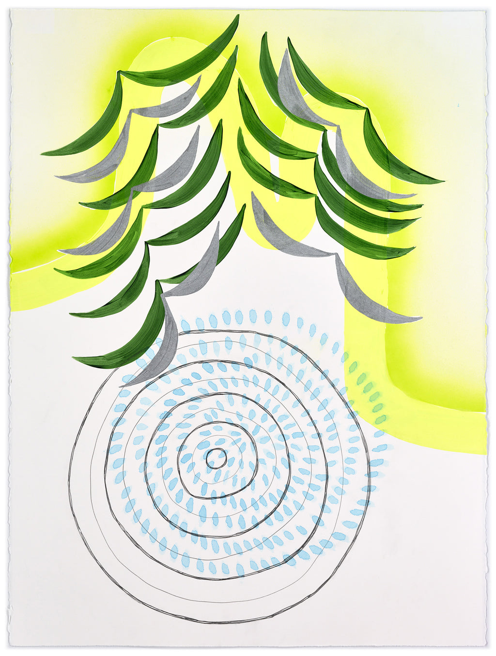 Painting by Lydia Bassis titled "Night Vision" - 2.