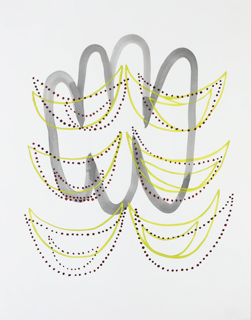 Painting by Lydia Bassis titled "Pinchers 5" - 2.