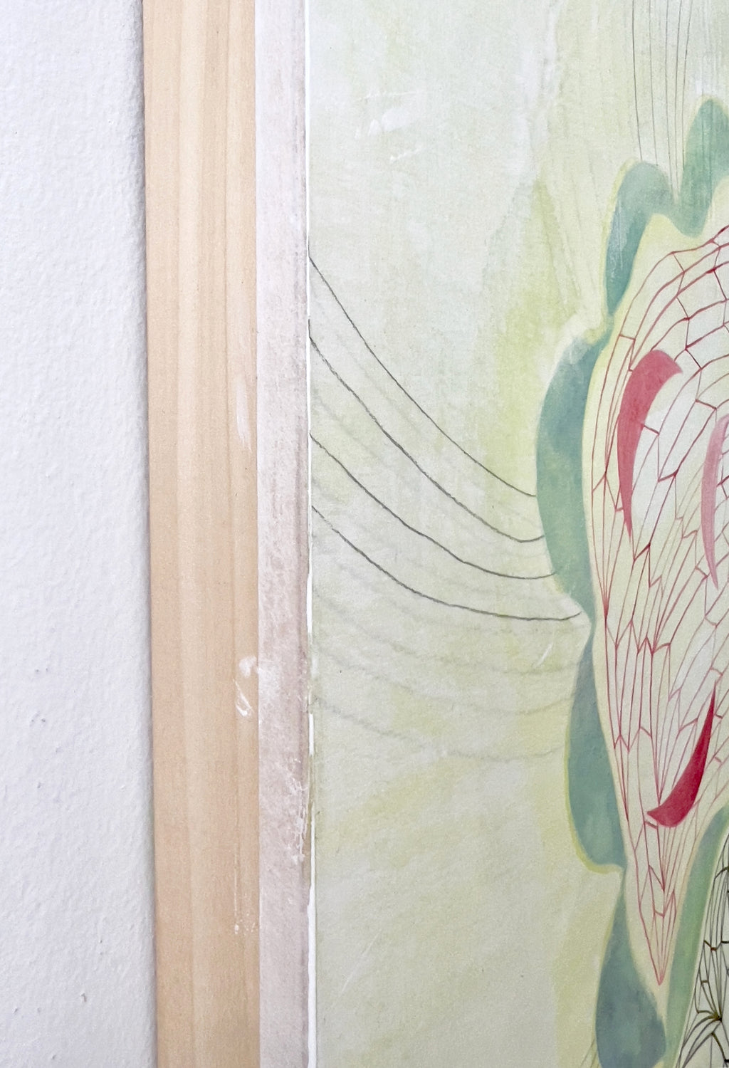 Painting by Lydia Bassis titled "Quiet Alternative" - 3.