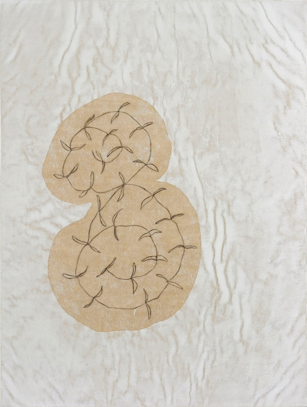 Painting by Lydia Bassis titled "Seaweed Twist" - 2.