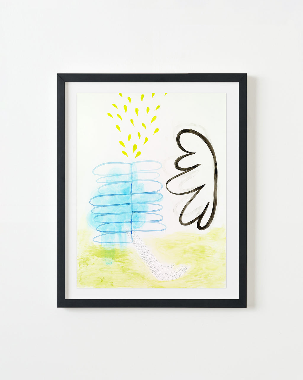 Painting by Lydia Bassis titled "Squirt" - 3.