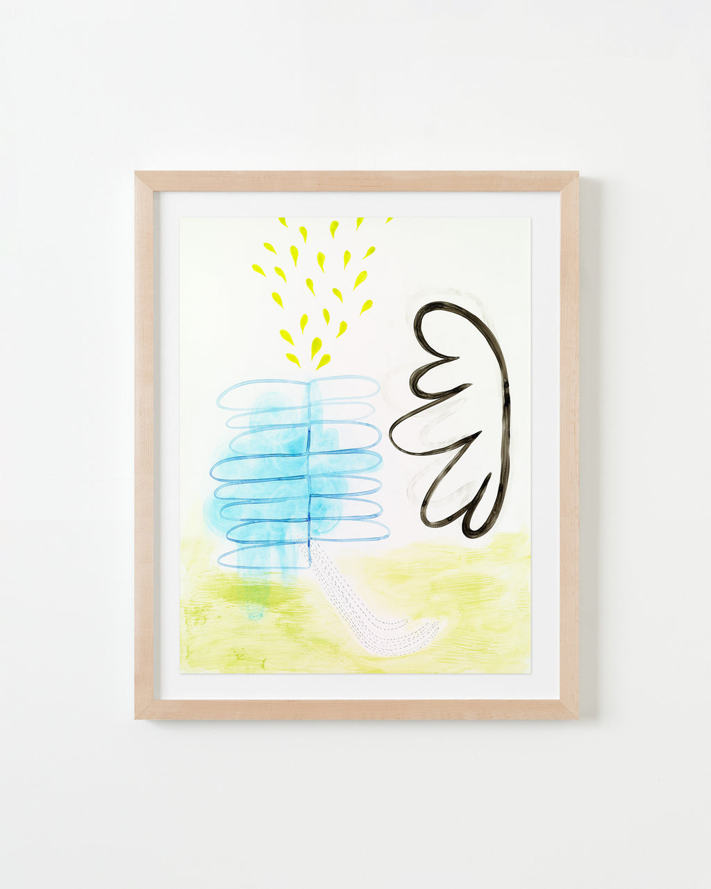 Painting by Lydia Bassis titled "Squirt" - 4.
