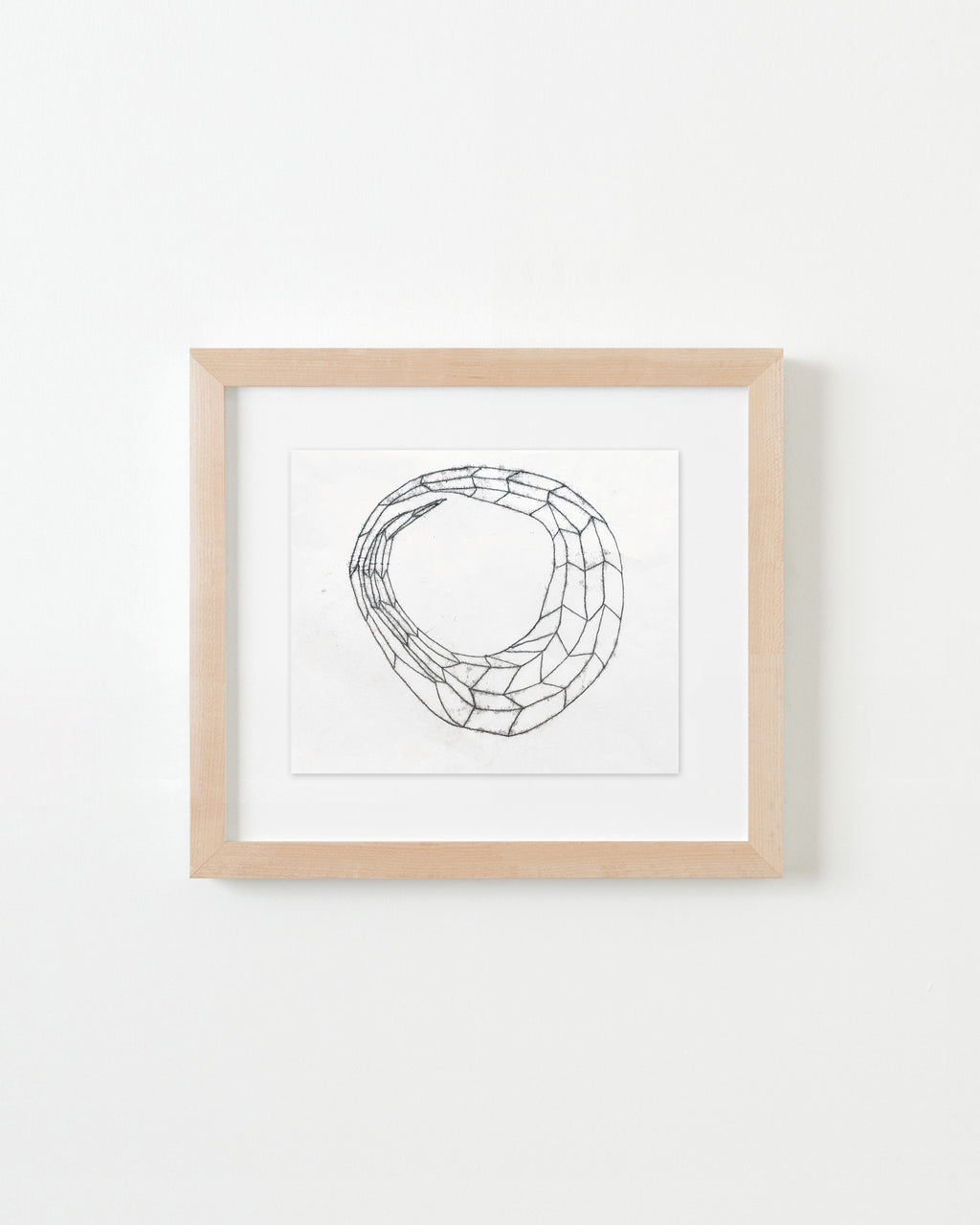 Drawing by Lydia Bassis titled "Unseen 01" - 4.