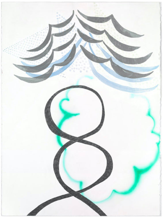 Painting by Lydia Bassis titled "Wet Suit" - 2.