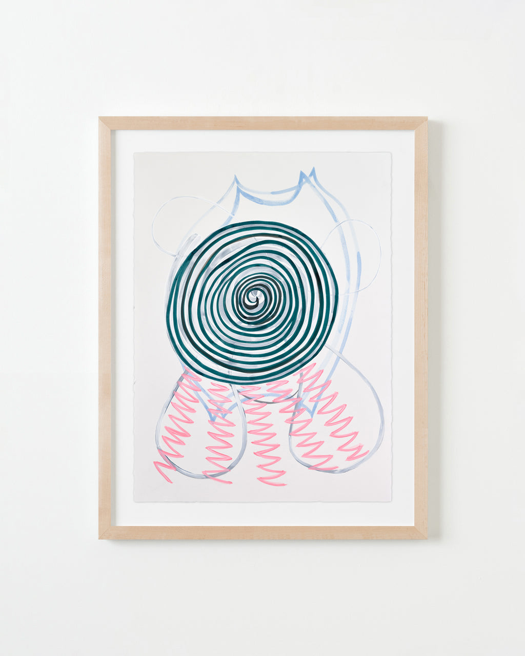 Painting by Lydia Bassis titled "Zinger" - 4.