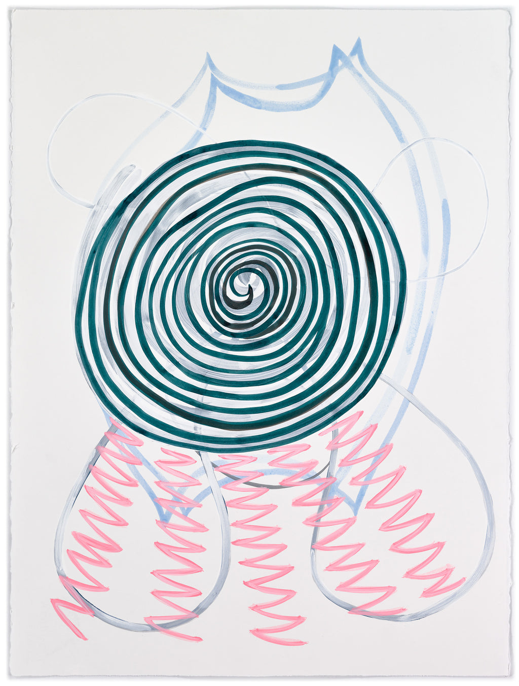 Painting by Lydia Bassis titled "Zinger" - 2.