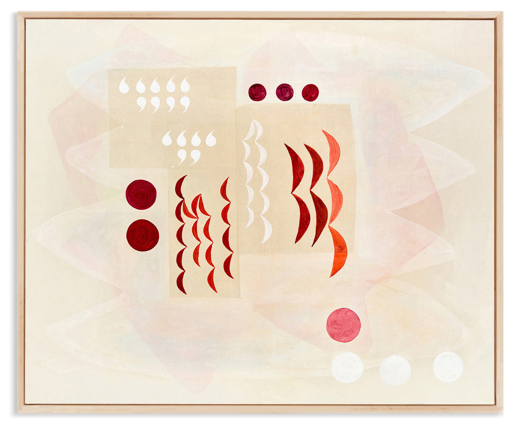Painting by Lydia Bassis titled "Gathering" - 2.