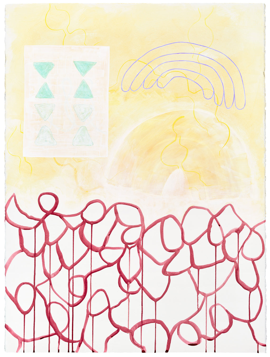 Painting by Lydia Bassis titled "Paradox" - 2.