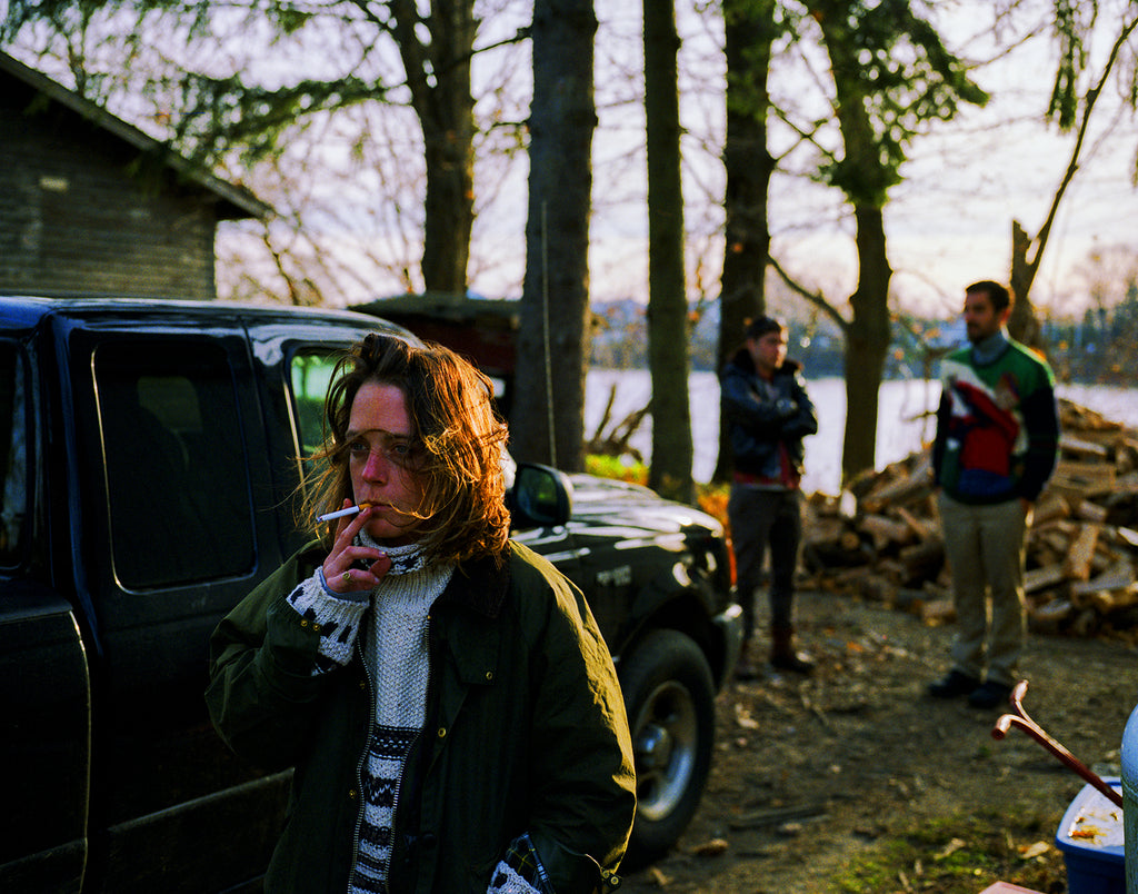 Photography by Nick Meyer titled "Lydia Smoking" - 2.
