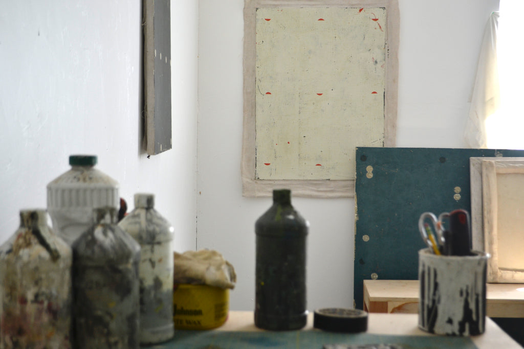 Painting by Clay Mahn titled "LKI645" - 5.