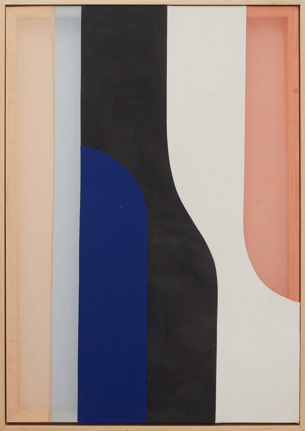 Painting by Mada Vicassiau titled "Construction 2" - 2.