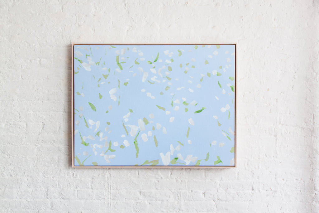 Painting by Kit Porter titled "gliding away" - 3.