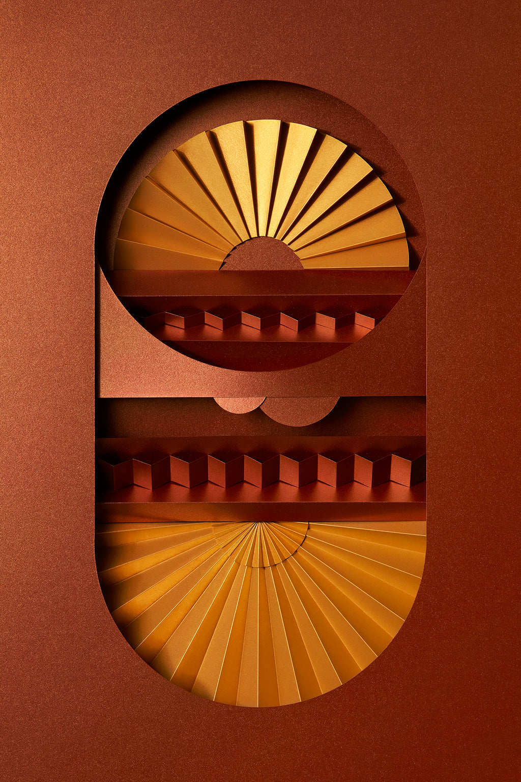 Photography by Martina Lang titled "Metal Fantom - bronze" - 2.