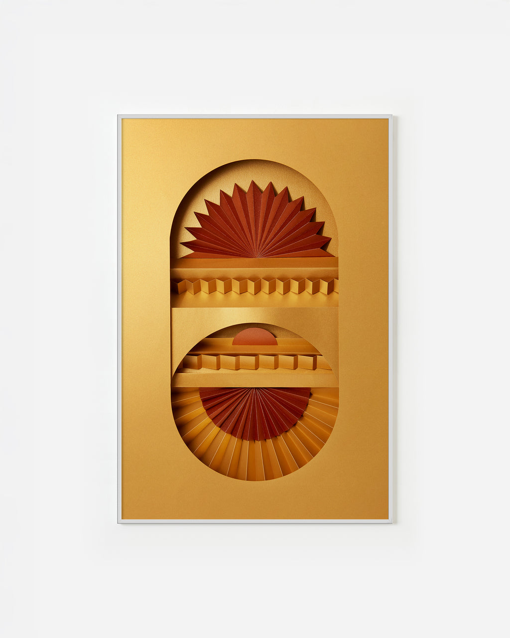 Photography by Martina Lang titled "Metal Fantom - gold" - 5.