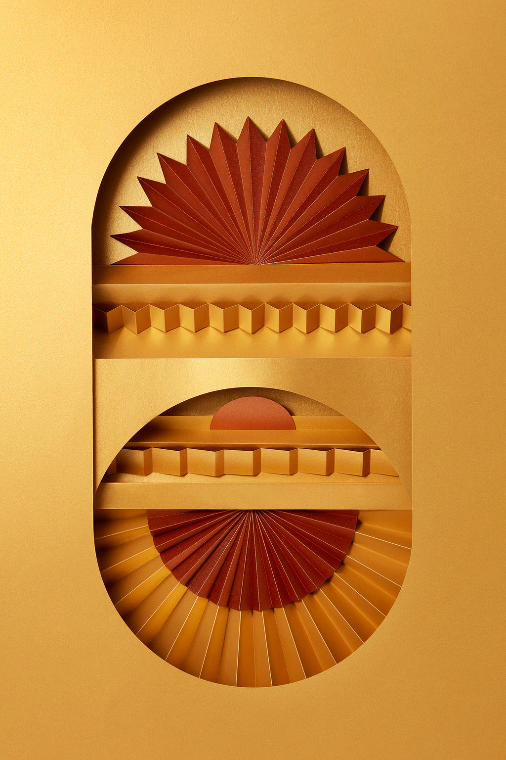 Photography by Martina Lang titled "Metal Fantom - gold" - 2.