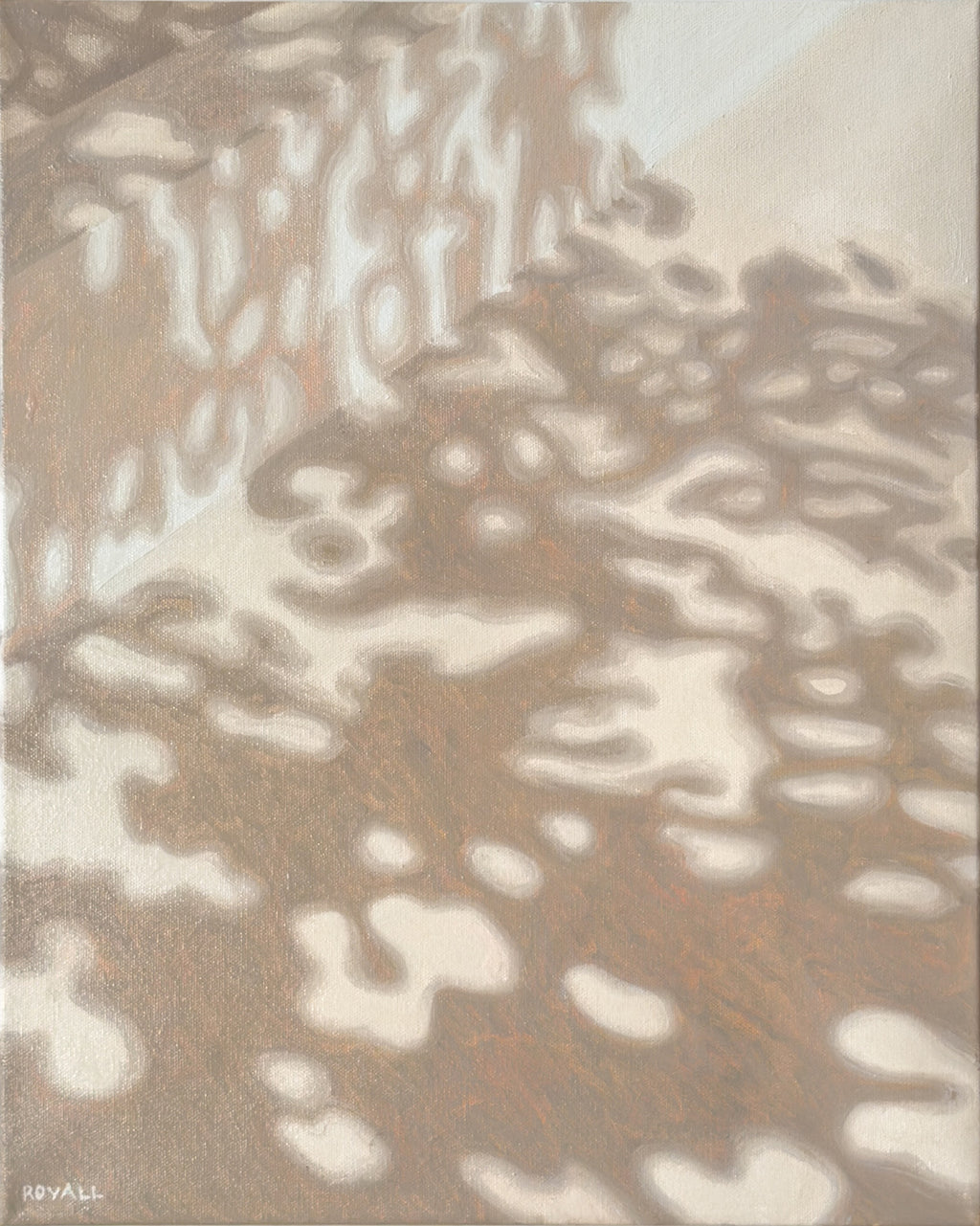 Painting by Mary Royall Wilgis titled "Henry Street, 9:47 am" - 2.