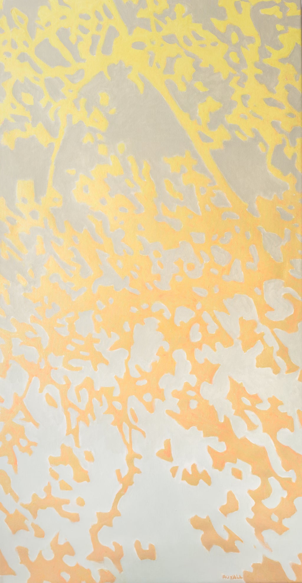 Painting by Mary Royall Wilgis titled "South Portland Avenue, 9:12am" - 2.